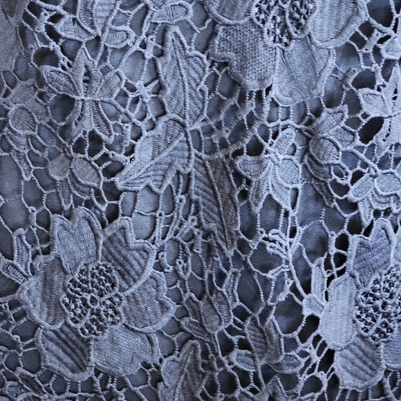 Kensie Black Lace Ruffle Neck Pocket Mini Dress Size S - Picture 10 of 10